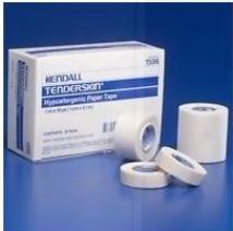 Kendall Hypoallergenic Paper Medical Tape, 1/2 inch x 10 Yard, White