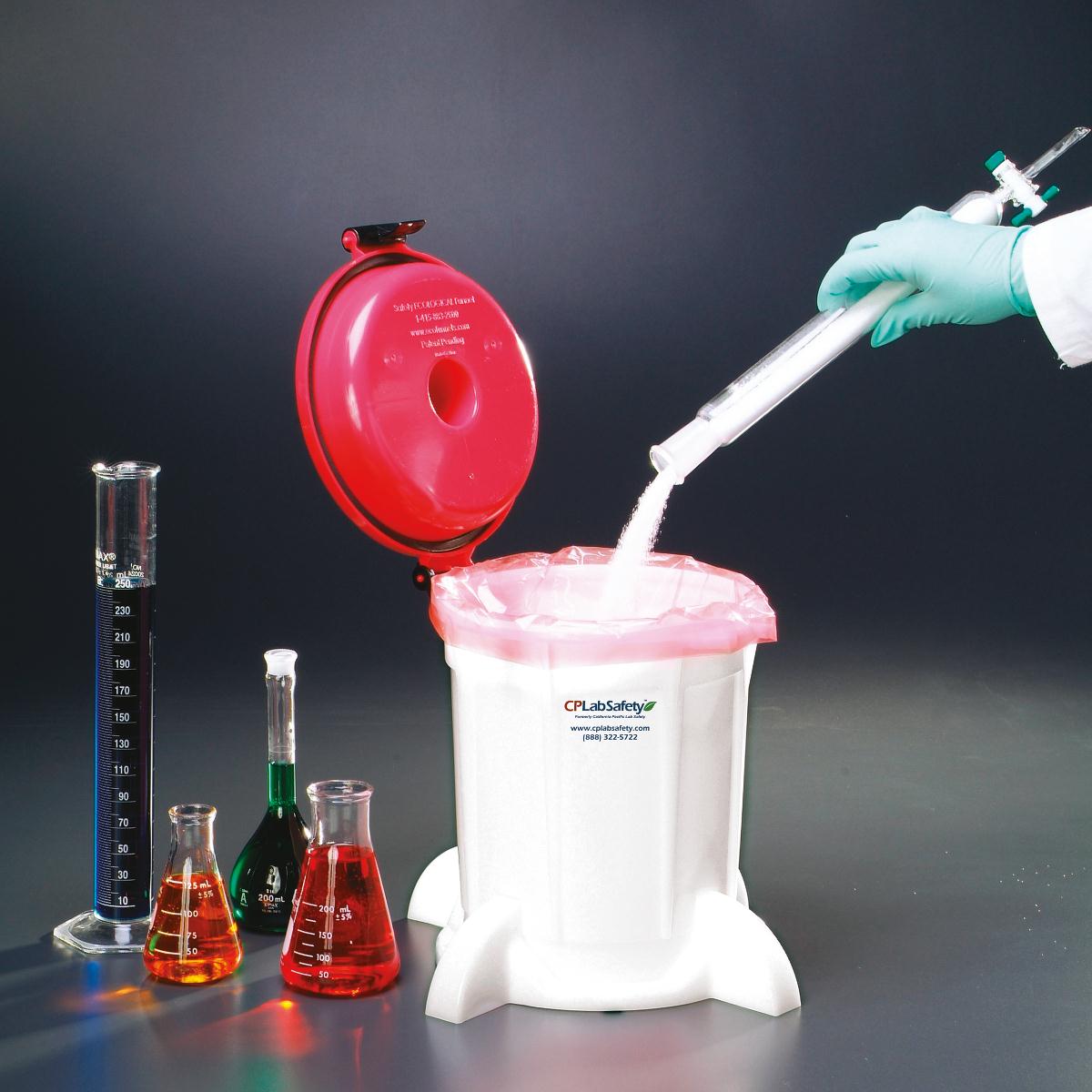 CP Lab Safety Benchtop Solid Waste Container/Components | Medline