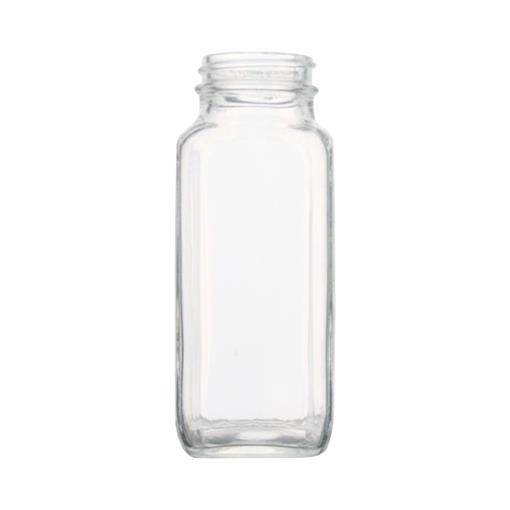 Bulk 2oz Glass Jars: 2oz French Square Glass