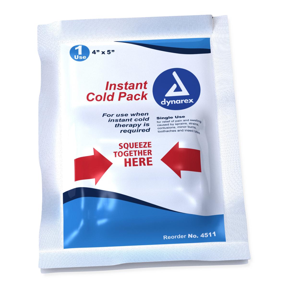 Medline Deluxe Instant Cold Pack Single Use 5x7.5 1Ct