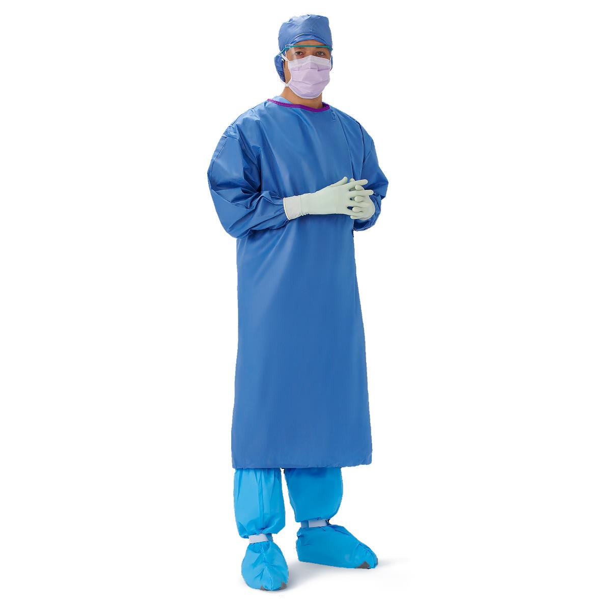 Blue Full Sleeve Disposable Surgeon Gown, for Surgical, Hospital, Clinic,  Size : M, XL, XXL at Rs 150 / Piece in Faridabad