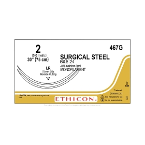 Reverse-Cutting Stainless-Steel Nonabsorbable Sutures | Medline ...