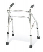 Medline MDS86410XWW - Bariatric Folding Walker with 5 Wheels