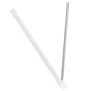 Flexible White Disposable Drinking Straws, Case of 10,000 — Mountainside  Medical Equipment