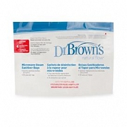 Dr. Brown's Microwave Steam Sterilizer Bags for Baby Bottles