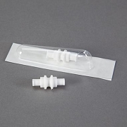 Rapidfill Connector Luer Lock to Luer Lock with Cap, Red 50/bx