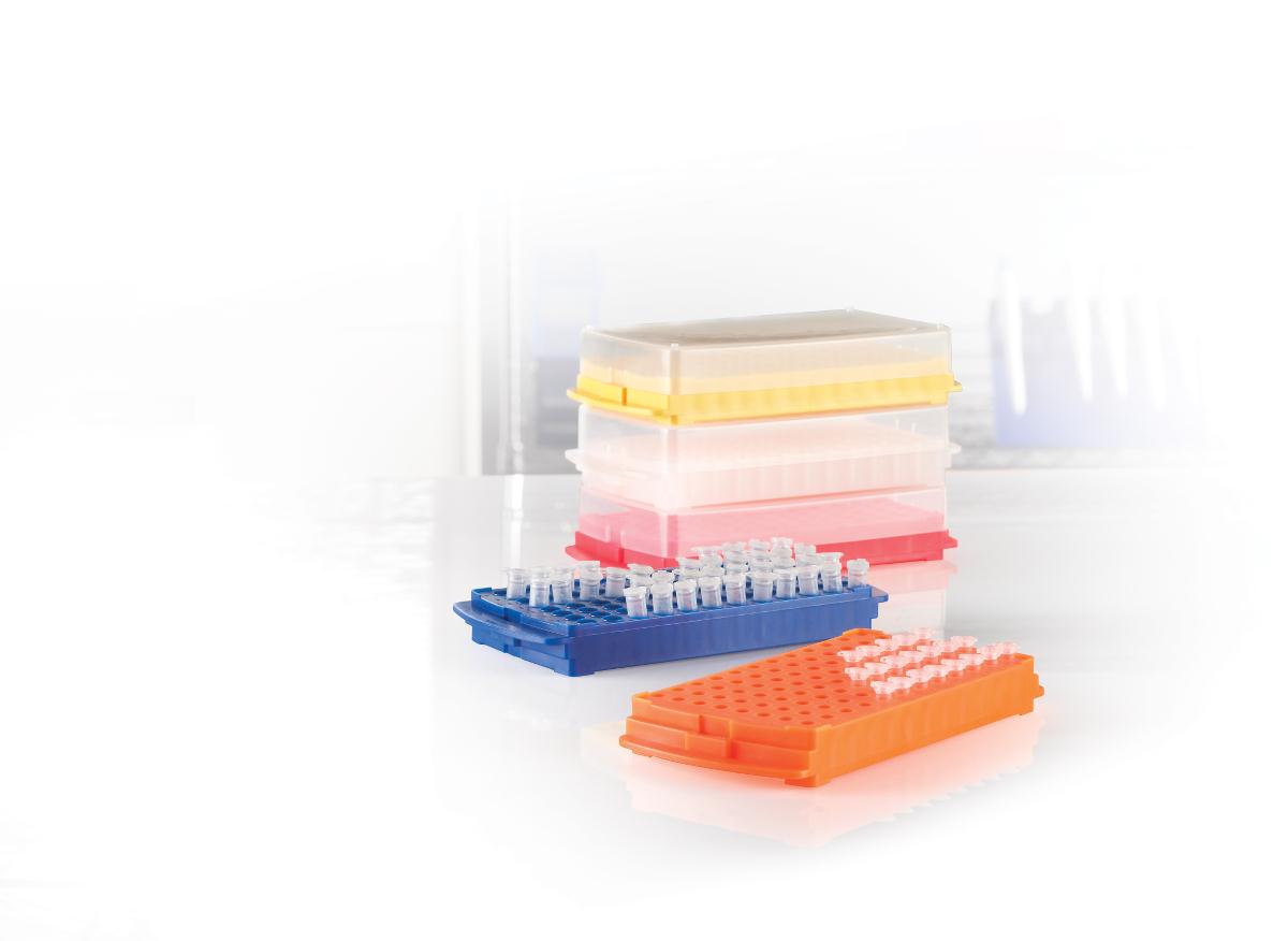 96-Well Reversible Tube Racks | Medline