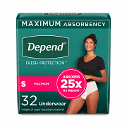 Depend Fit-Flex For Men Large/Extra Large Maximum Absorbency