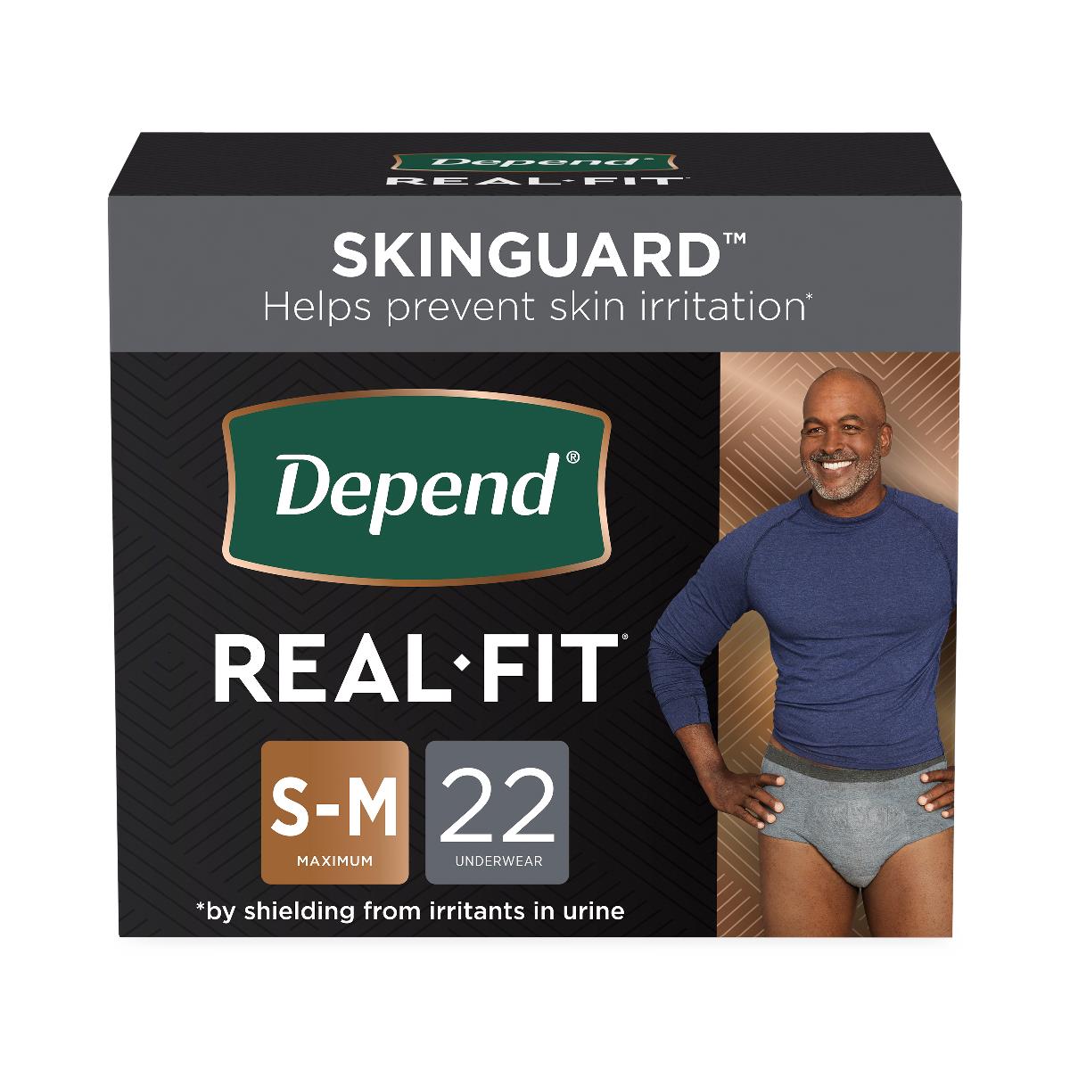 Incontinence Pads / Liners: Depend Real Fit Incontinence Underwear