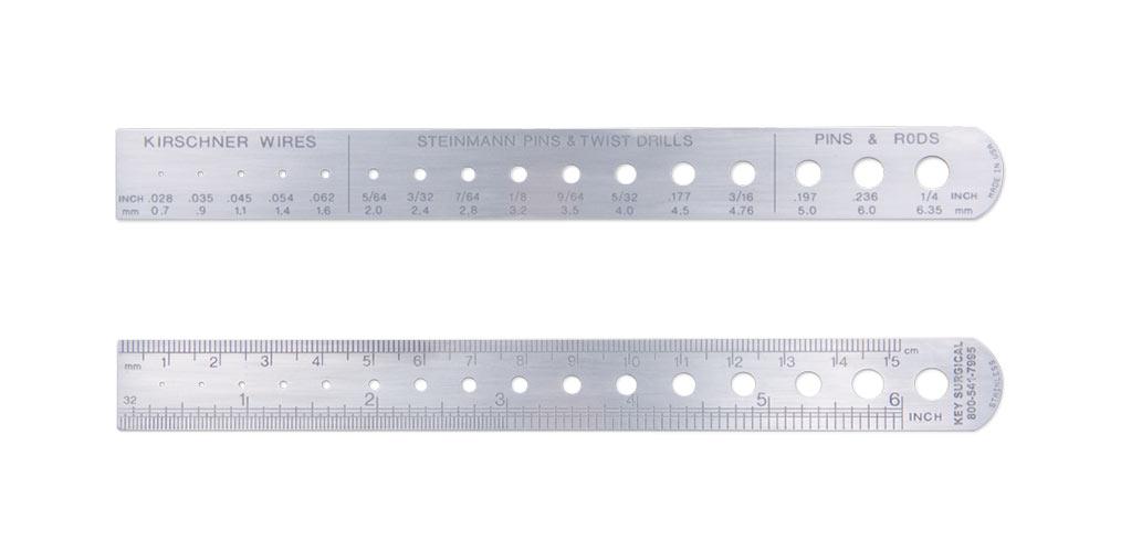 K-Wire Rulers and Pin Gauge | Medline