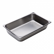 S/S INSTRUM. TRAY WITH LID - 264x172x47 mm