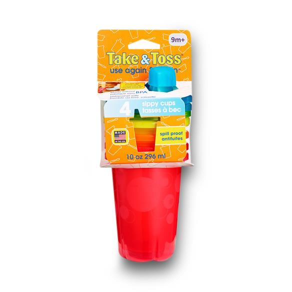 Take & Toss Spill-Resistant Sippy Cups