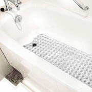 Martha Stewart - Bath Mat with Microban, for Tub - Gray