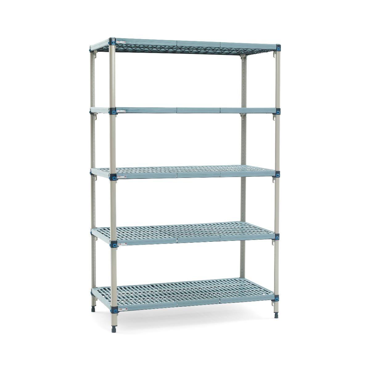 InterMetro Black 4-Shelf Starter Unit