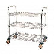 myCart Series Polymer Utility Carts by InterMetro