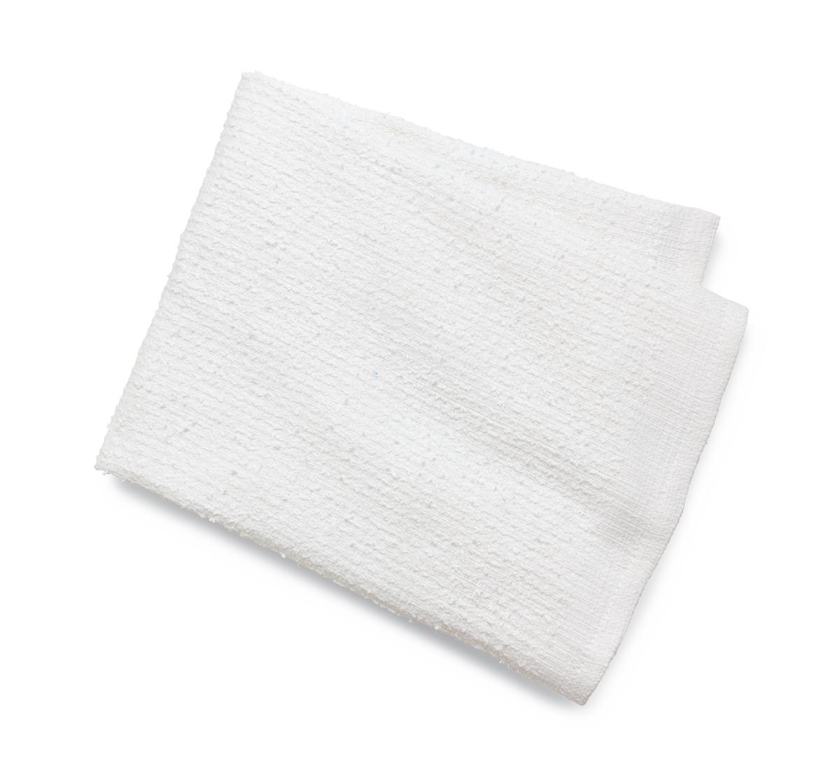 16x19 White Ribbed Bar Mop Towels, 30oz