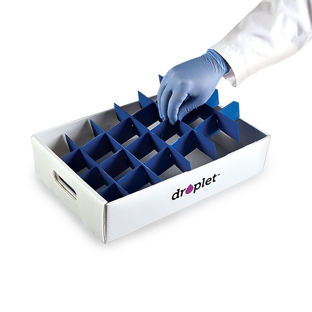MarketLab Droplet Corrugated Sample Storage Tray | Medline
