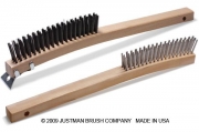 Justman 750480 Small Brass Utility Brush, Toothbrush Style - B7975