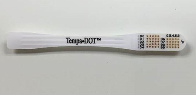 Bulk TEMPA DOT Single-Use Individually Wrapped Thermometers