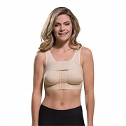Compression Bandeau Bra Post Surgery Recovery, Breast Augmentation Bra  (S122) White at  Women's Clothing store: Bras