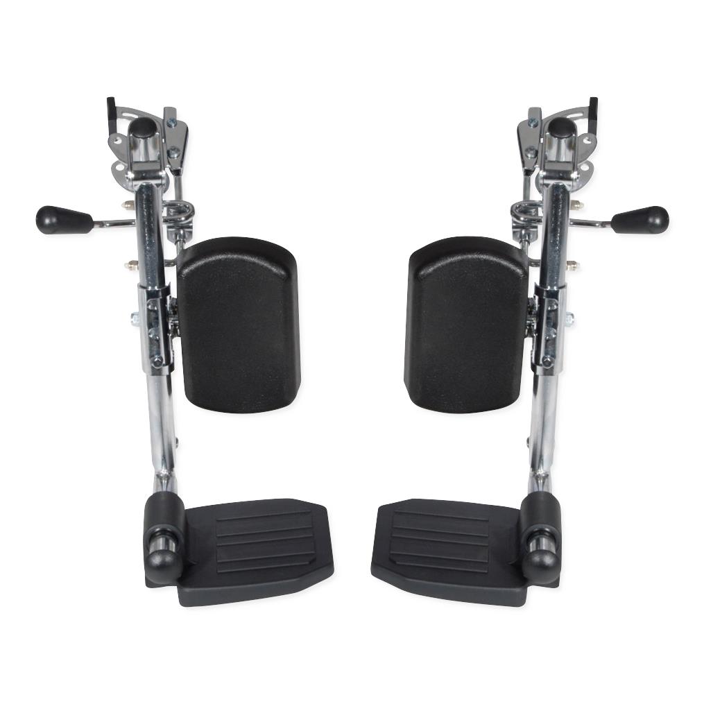 Medline Hemi-Wheelchair Articulating Leg Rest 2Ct