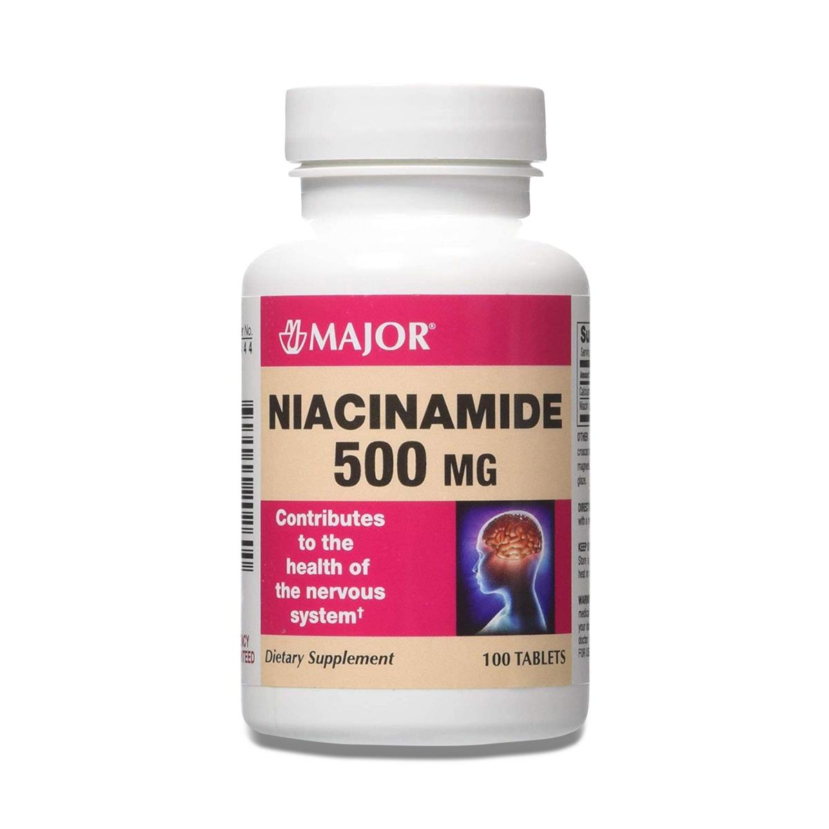 Major Pharmaceuticals 500 mg Niacinamide Tablets Medline