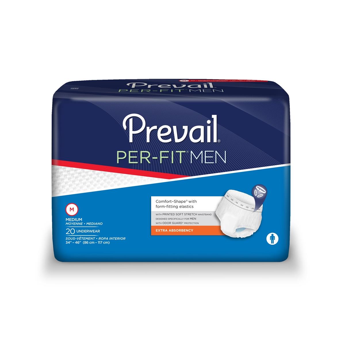 Prevail PER FIT Men s Protective Underwear Medline Industries Inc