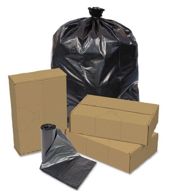 Pitt Plastics P4855XC Vu-Thru Clear Trash Bags - 40 x 46 - 40-45
