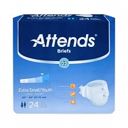 Attends Care Advanced Adult Incontinence Brief L Heavy Absorbency  Contoured, DDP30, 24 Ct, Large, 24 ct - Kroger