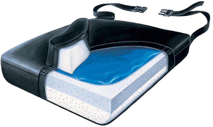 APEX Leg Abductor Gel Wheelchair Cushion — Mountainside Medical Equipment