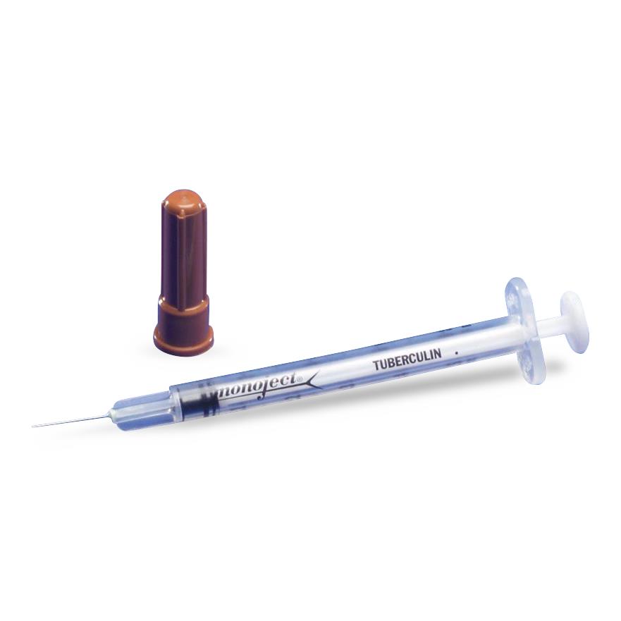 Monoject Soft Pack Tuberculin Syringes with Needle
