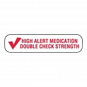 High Alert Double Check Magnet