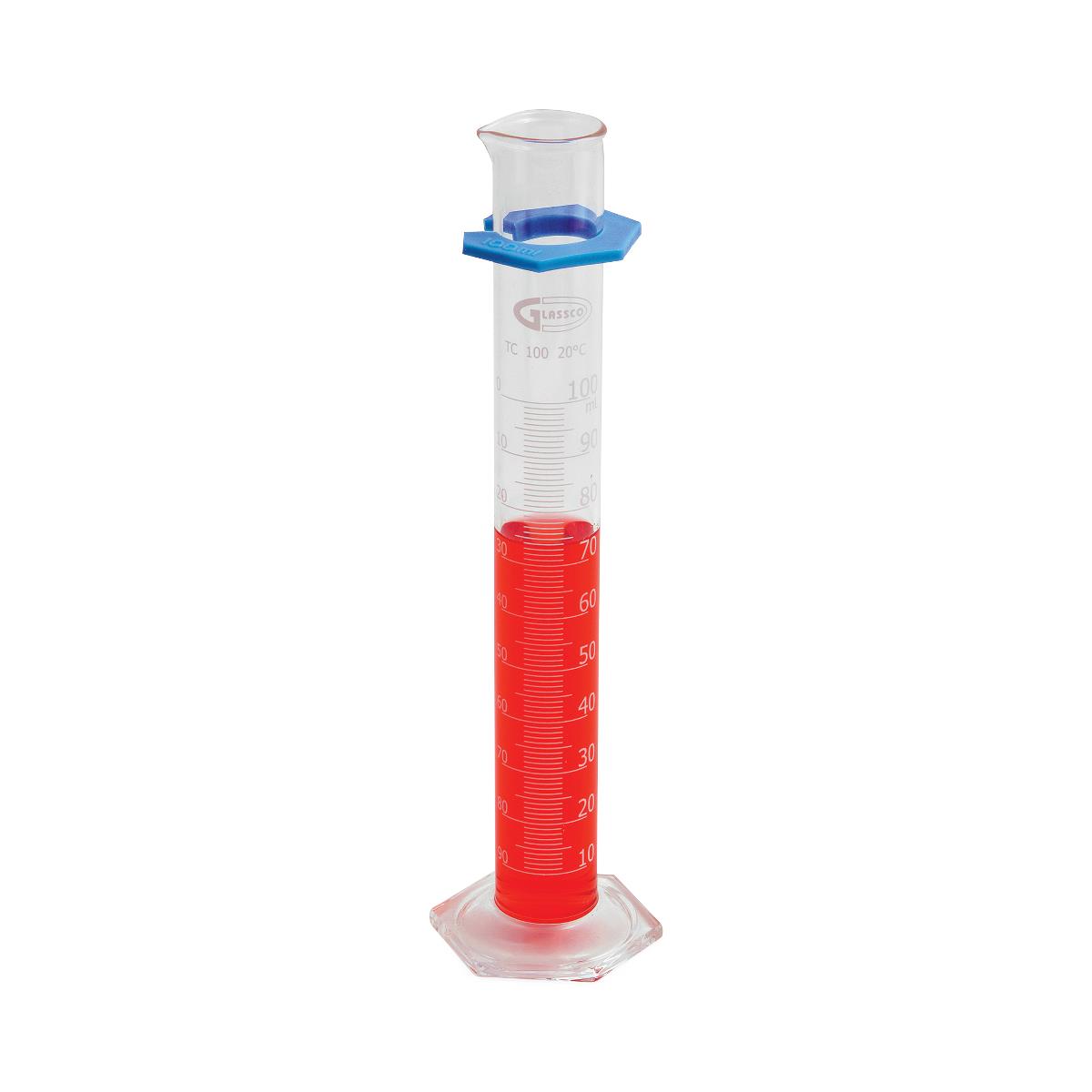 Graduated Cylinder, 250mL - Class A - Squat Form - Hexagonal Base