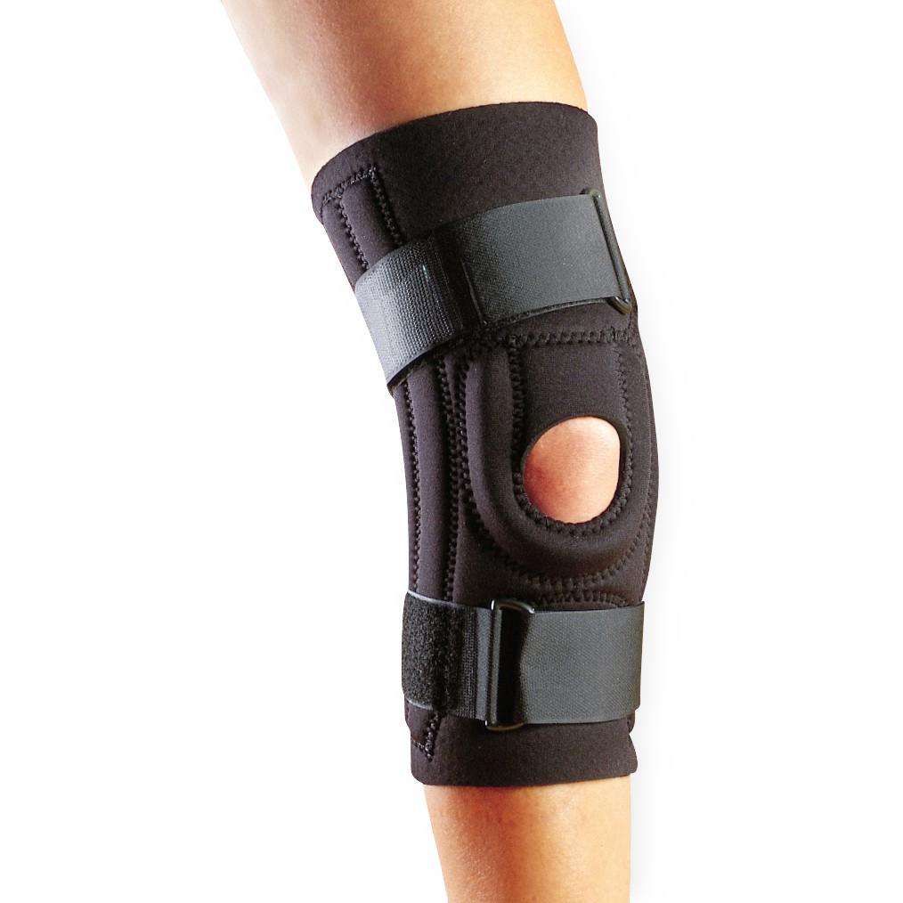 Hely & Weber Hinged Patella Stabilizer with Medial Lateral Tubular Buttress  - Open Pop - LARGE